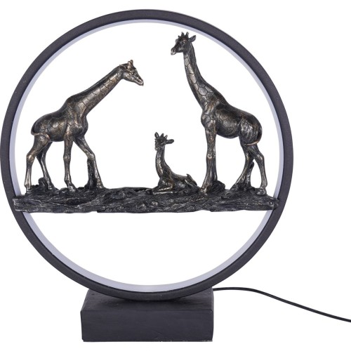 Rzeźba Giraffe LED USB 33 cm rodzina żyraf podświetlana rzeźba
