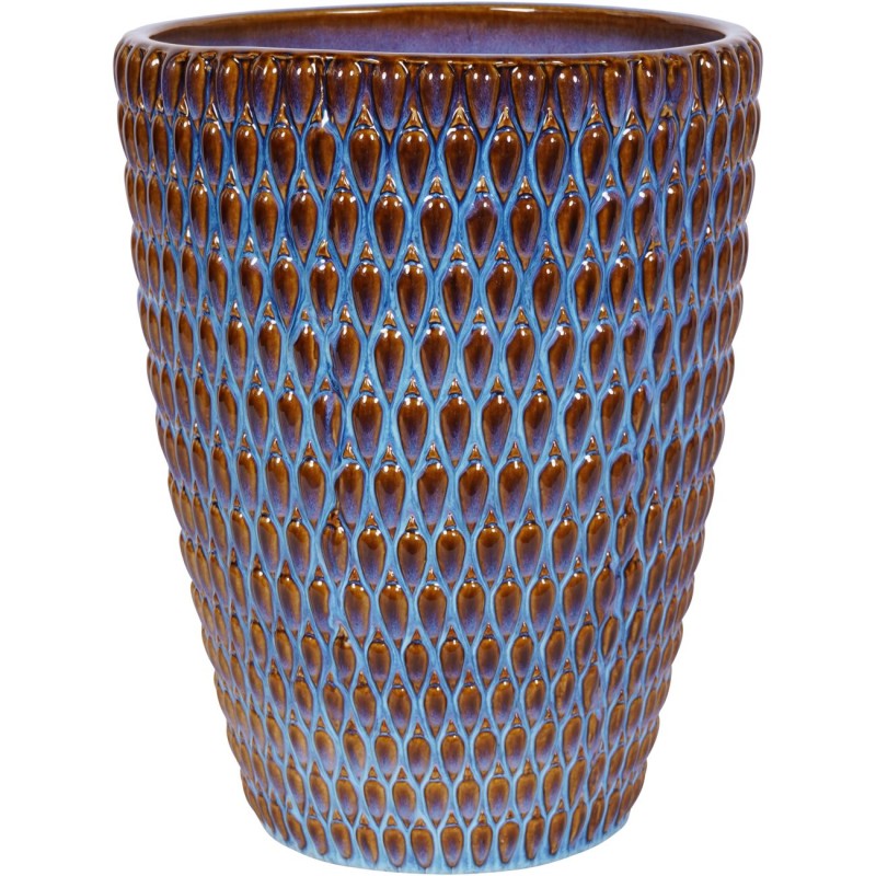 Donica ceramiczna Blue Glaze M 44 cm donica do salonu