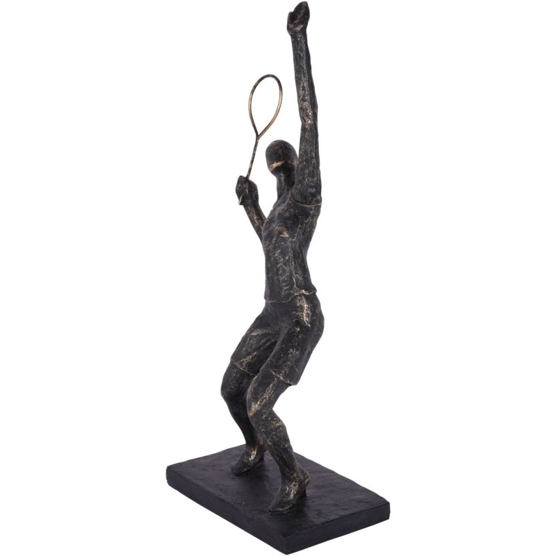 Rzeźba Chiswick Sport tenis 38 cm antyczny brąz poliresin figurka dekoracyjna tenisista