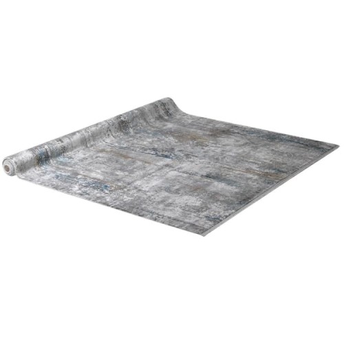 Dywan Frozen 206x290 cm wiskoza akryl szarości błękit