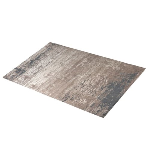 Dywan India Beige 243 x 305 cm poliester/bawełna szarości i beż kolory ziemi