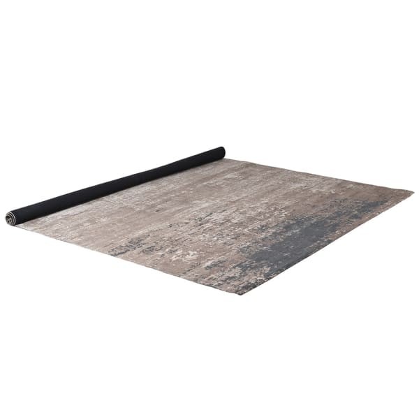 Dywan India Beige 243 x 305 cm poliester/bawełna szarości i beż kolory ziemi