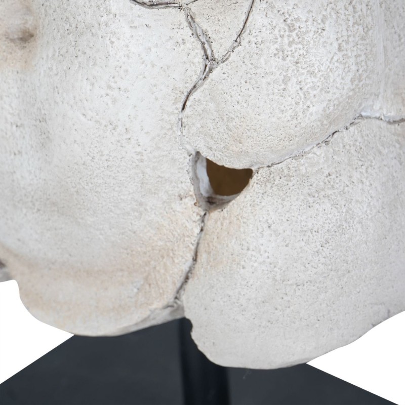 Rzeźba Torso Male na podstawie 62 cm poliresin biel i czerń