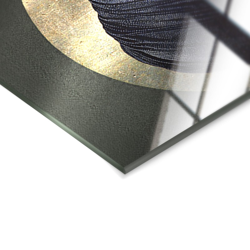 Obraz glasspik Culture obraz za szkłem 70x100 cm metaliczny efekt