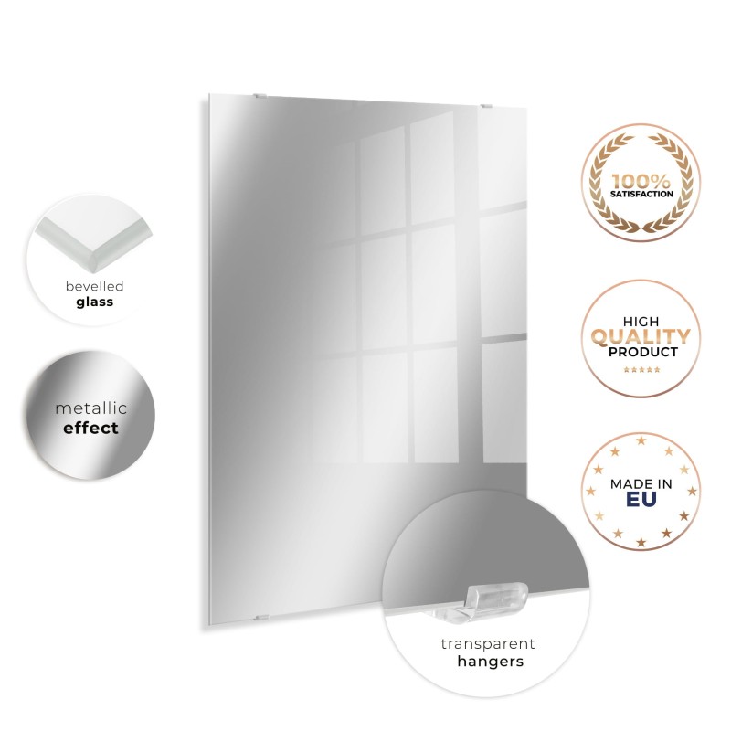 Obraz glasspik Mosaic obraz za szkłem metaliczny efekt 70x100 cm