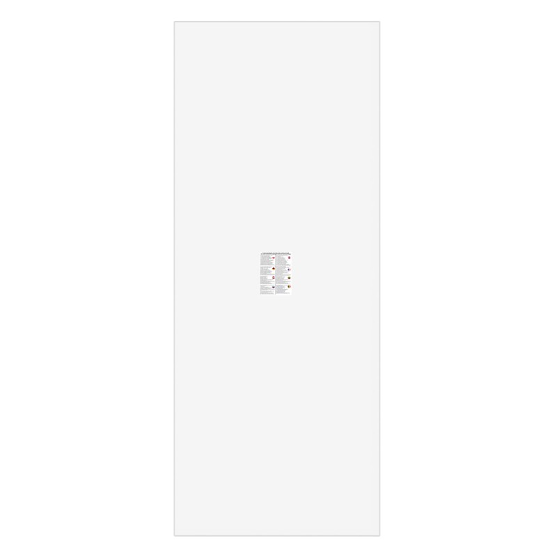 Obraz glasspik Monstera obraz za szkłem metaliczny efekt 50x125 cm