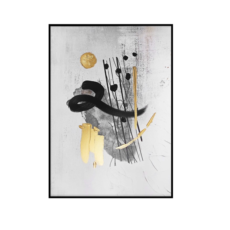 Obraz na płótnie Imagination II obraz ręcznie malowany 70x100 cm abstrakcja