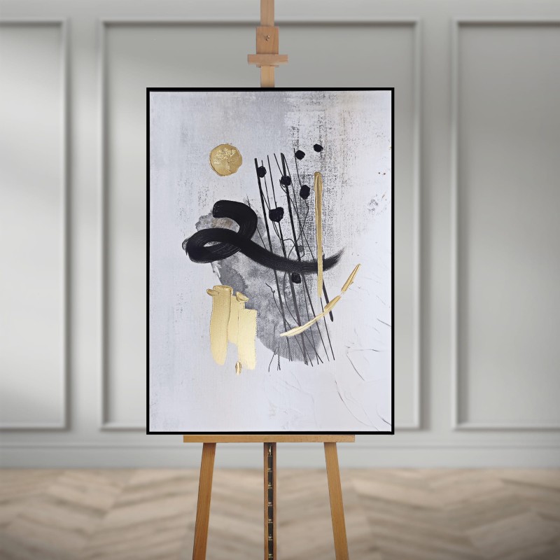 Obraz na płótnie Imagination II obraz ręcznie malowany 70x100 cm abstrakcja