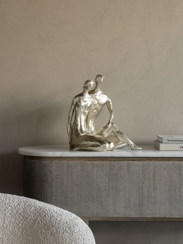 Rzeźba Lyall Couple 35 cm zakochana para złota rzeźba