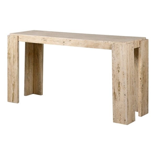 Konsola trawertynowa Travertine z naturalnego kamienia