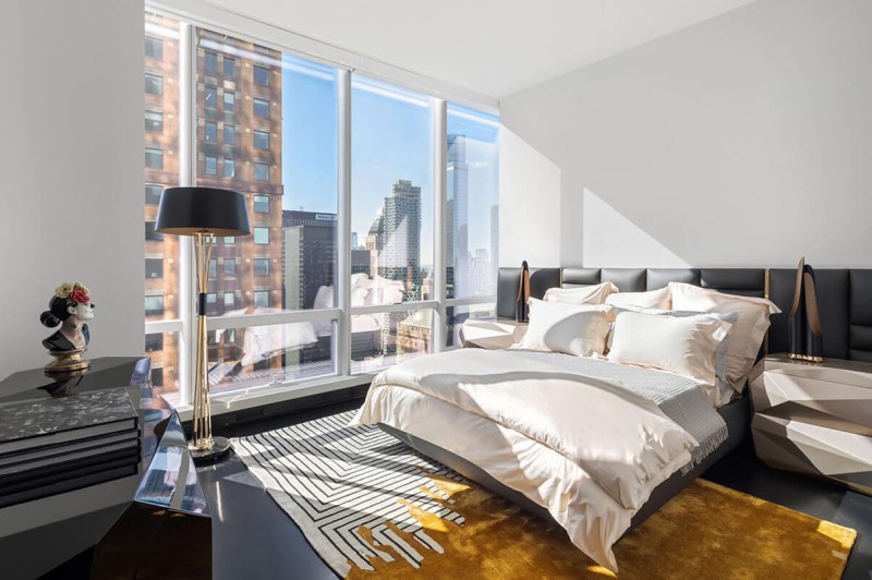 Dywan Valencia Gold 200x300 cm nowoczesny dywan ręcznie tkany wełna jedwab botaniczny