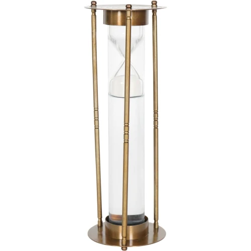 Klepsydra dekoracyjna Eaton L 28 cm z białym piaskiem