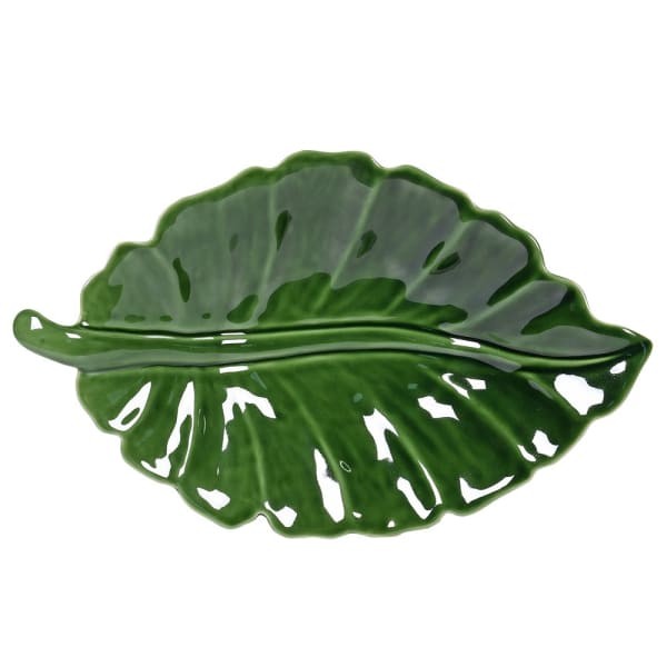 Patera dekoracyjna Ayrton Leaf o długości 41 cm
