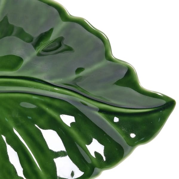 Patera dekoracyjna Ayrton Leaf o długości 41 cm