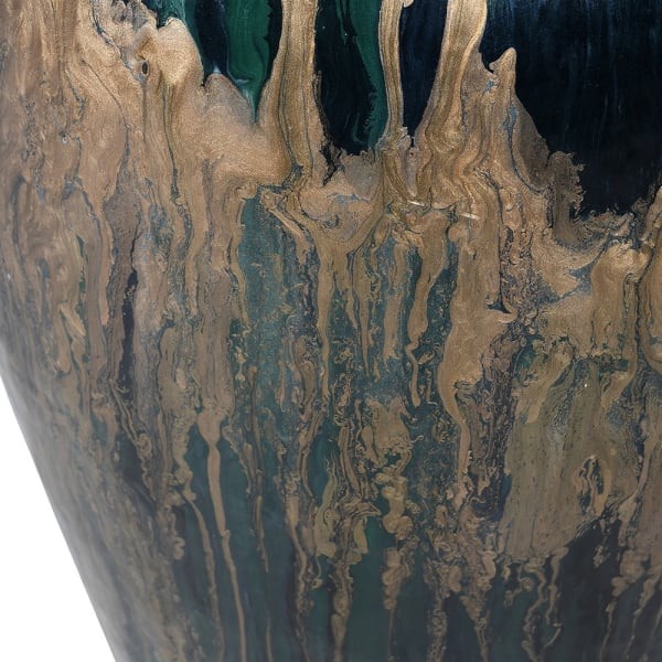 Waza Ginger Jar Camden 115 cm żelazna waza z pokrywką wazon na podłogę z pokrywką