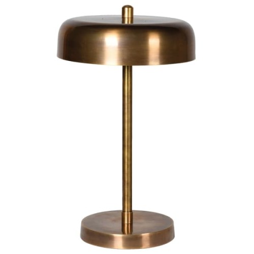 Lampa na biurko Clever Brass 44 cm lampa biurowa mosiądz szczotkowany