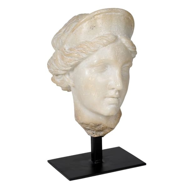 Rzeźba Afrodyta kremowo czarna 29 cm