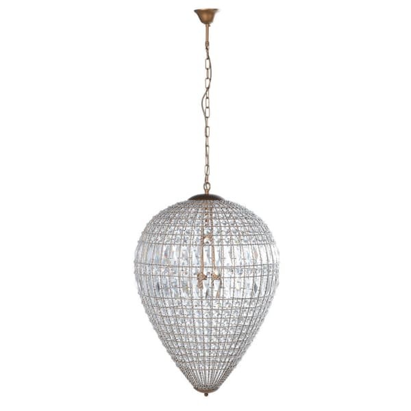 Lampa sufitowa Montpelier Drop Large 80x62 cm lampa kropla kryształowa