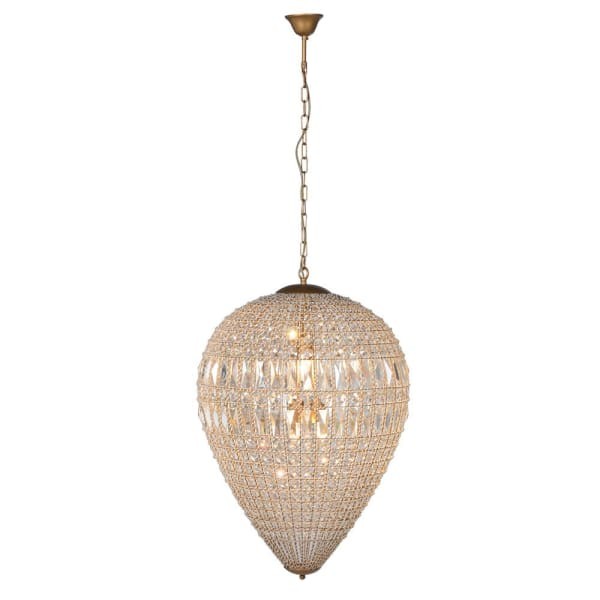 Lampa sufitowa Montpelier Drop Large 80x62 cm lampa kropla kryształowa