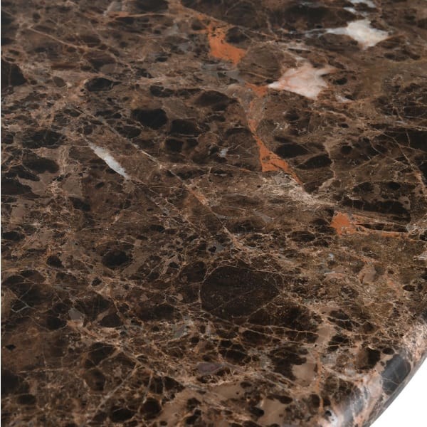 Stół do jadalni Emperador 180 cm marmurowy owalny stół na jednej nodze