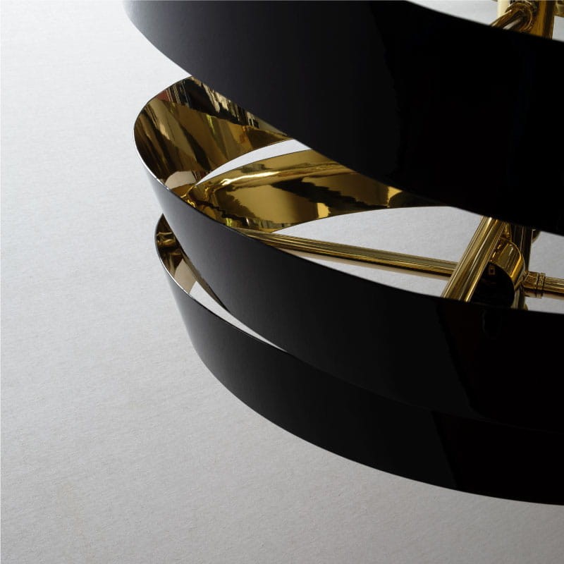 Luxury Bilbao Brass Pendant Lamp 100x154 cm - brass modern chandelier