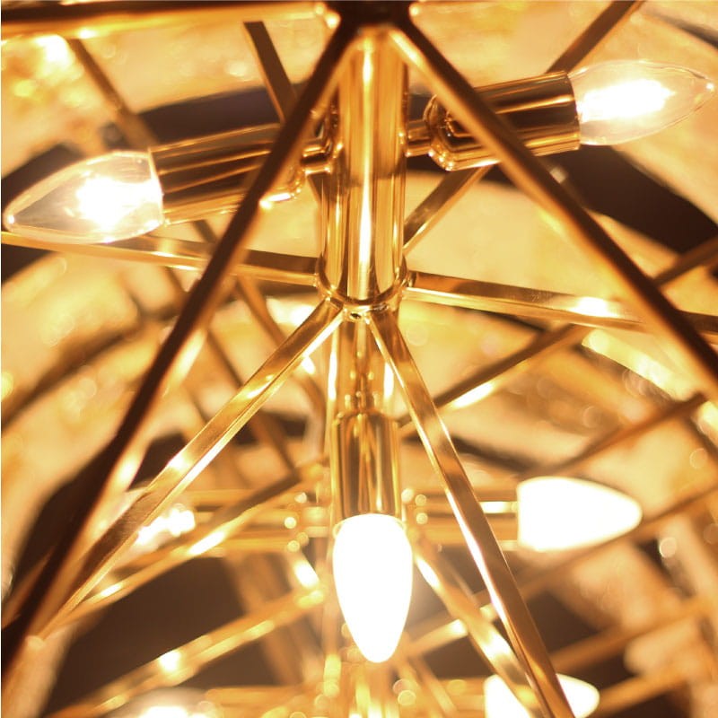 Luxury Bilbao Brass Pendant Lamp 100x154 cm - brass modern chandelier