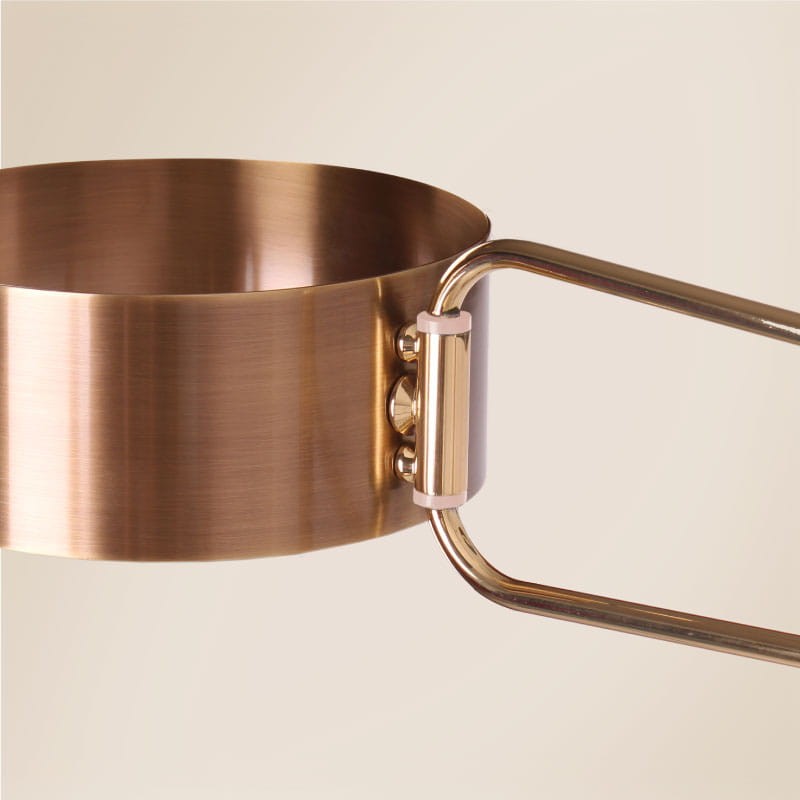 Lampa podłogowa Brompton 160 cm mosiądz podstawa marmur