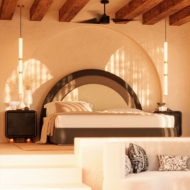 Lampa sufitowa Miami pojedyncza złoty mosiądz ryflowane szkło od Creativemary