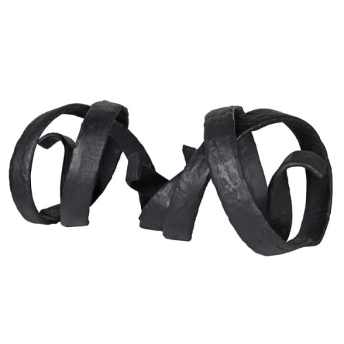 Nowoczesna rzeźba Knot Bronze 70 cm abstrakcyjna dekoracja aluminium 