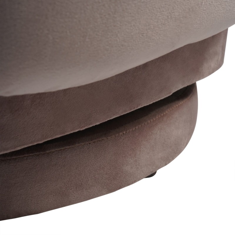 Fotel obrotowy Ennismore Light Pink 80 cm fotel wypoczynkowy róż