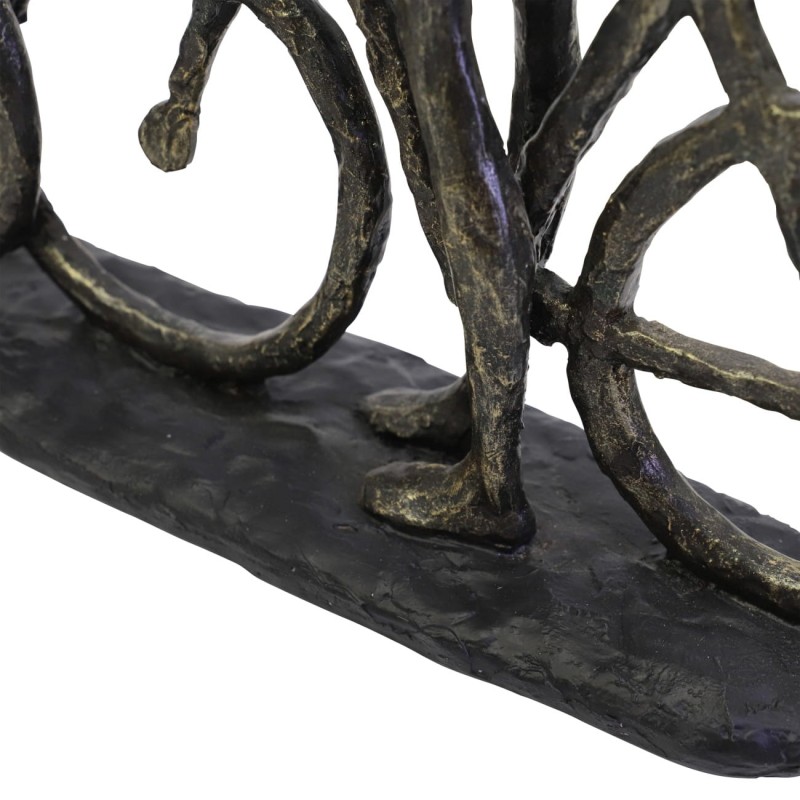 Rzeźba Bike 48 cm zakochana para na rowerach brąz