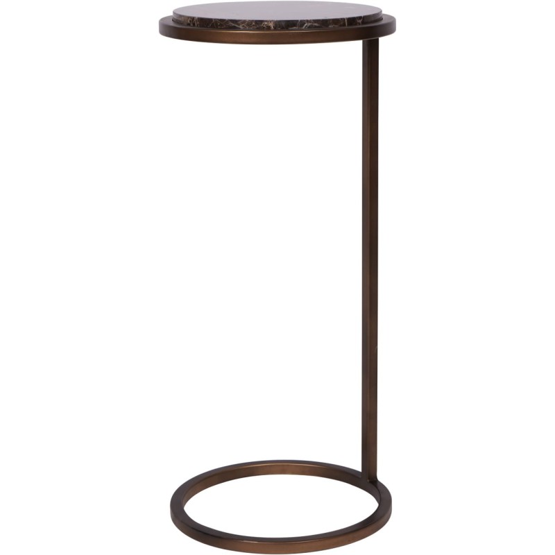 Stolik marmurowy Belgrave Brown 59 cm - marmur brązowy Emperador