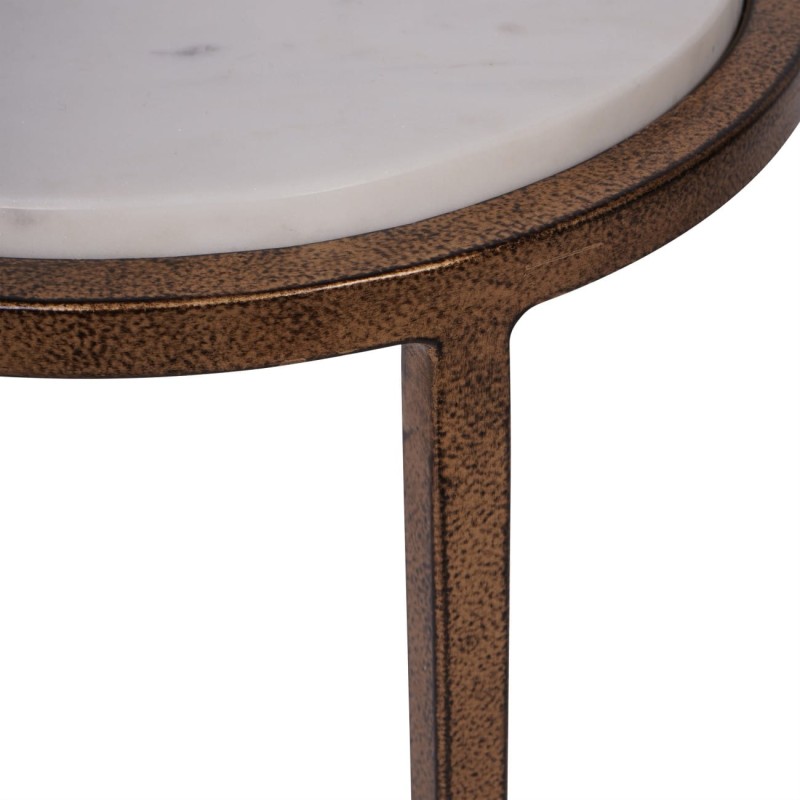 Stolik marmurowy Belgrave White 59 cm - marmur biały Banswara