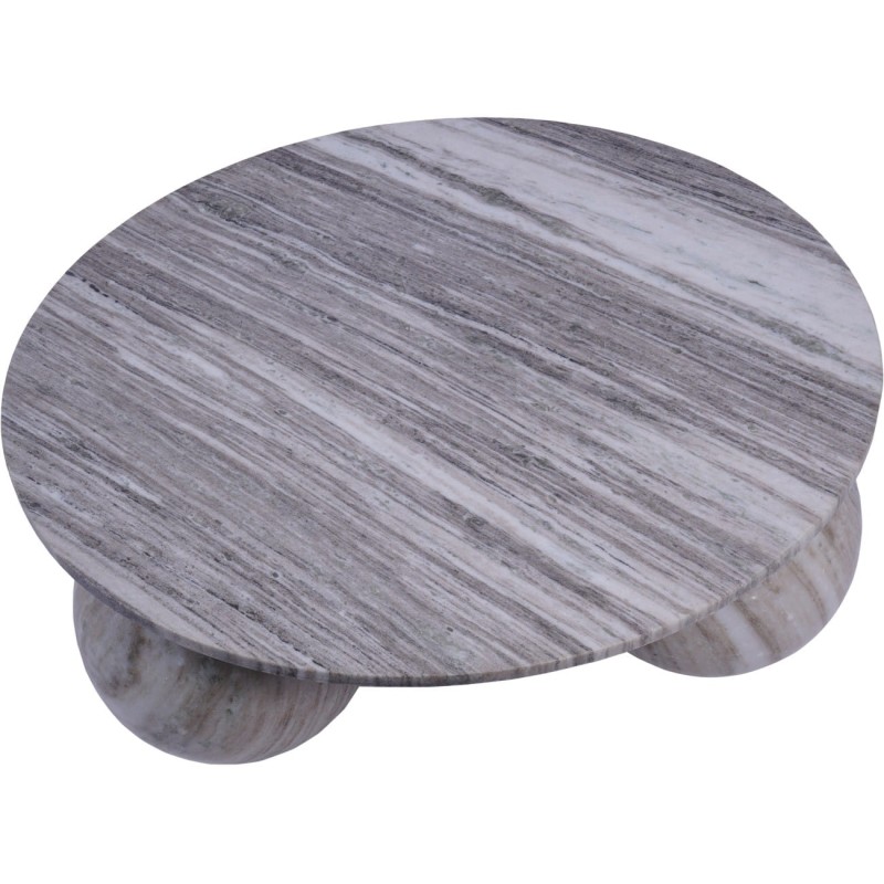Stolik kawowy Unique marmurowy 81 cm kamienne kule