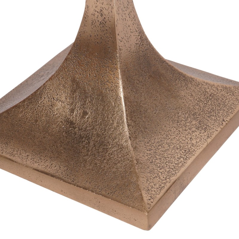 Stolik pomocniczy Altea Marble 44 cm kwadratowy marmurowy blat aluminiowa podstawa