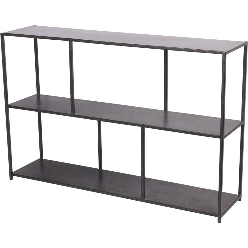 Metalowa konsola Bromley 122 cm czarna żelazna konsola do salonu