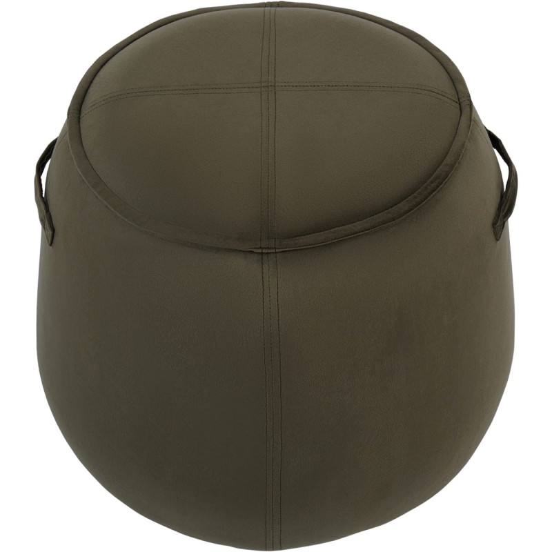 Zielony puf velvet Ennismore Green 50 cm zielony puf tapicerowany