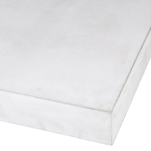 Stolik kawowy Concrete White 130x80 cm betonowa prosta konstrukcja