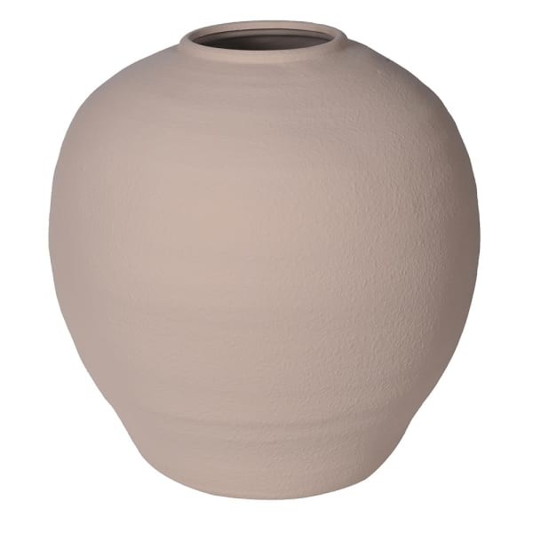 Wazon dekoracyjny Almond 39 cm z terakoty - okrągły wazon do salonu