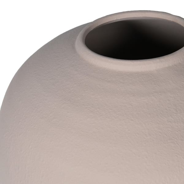 Wazon dekoracyjny Almond 39 cm z terakoty - okrągły wazon do salonu