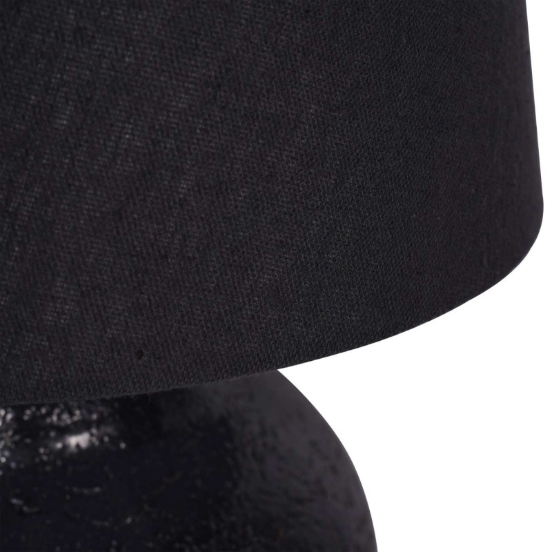 Lampa stołowa czarna Sky S 40,5 cm czarna lampa z abażurem