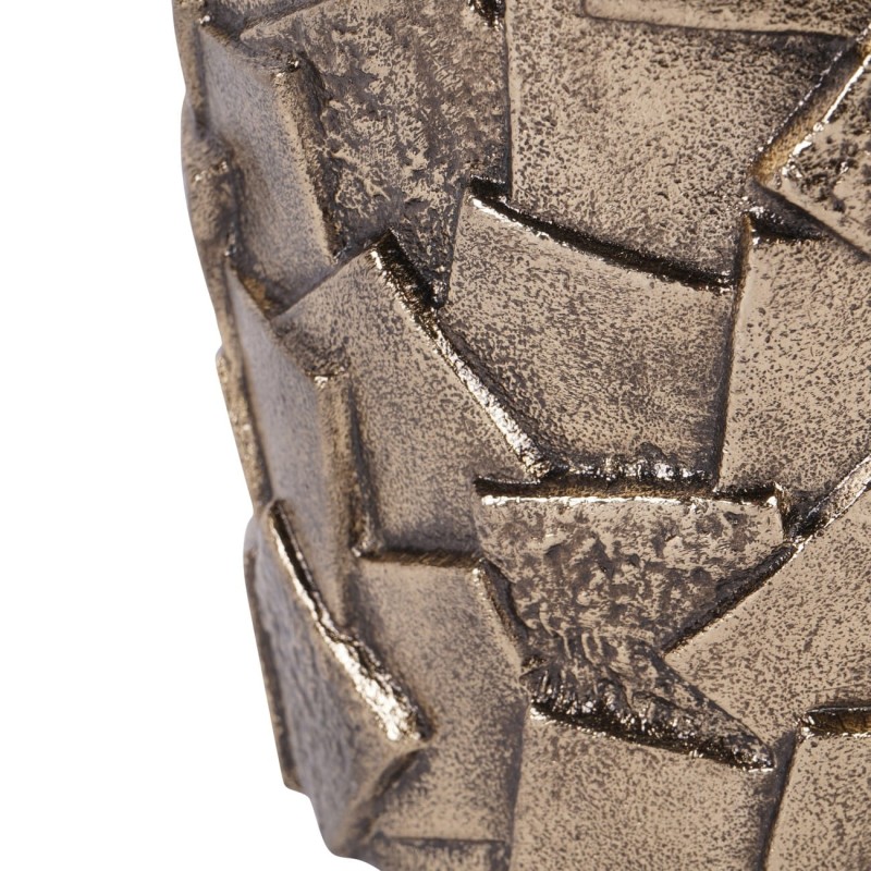 Złoty wazon Belmore S 25 cm antyczne złoto aluminium