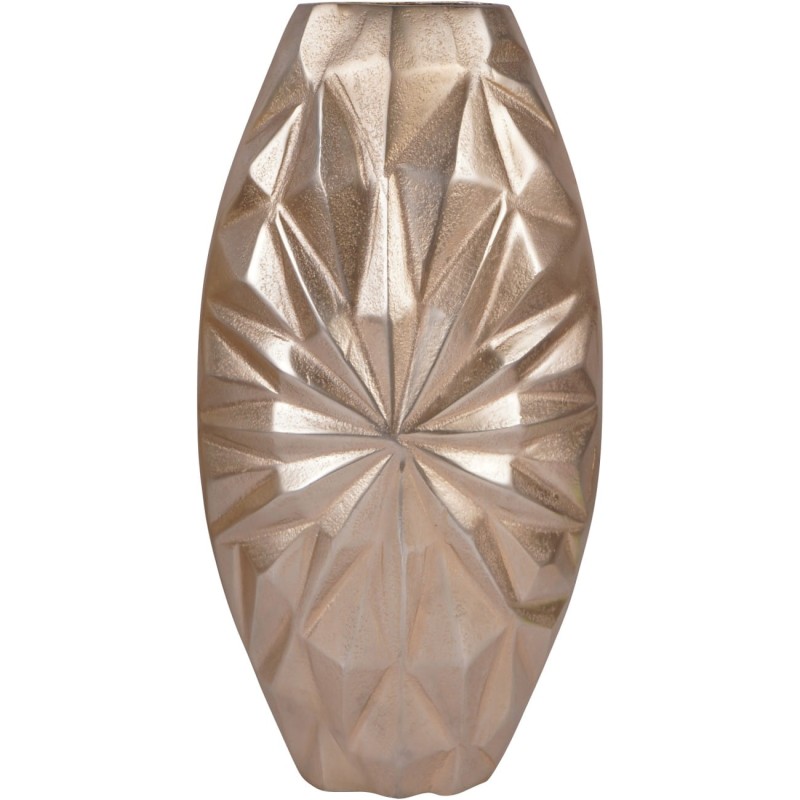 Duży wazon Sunburst 40 cm z aluminium - złoty wazon do salonu