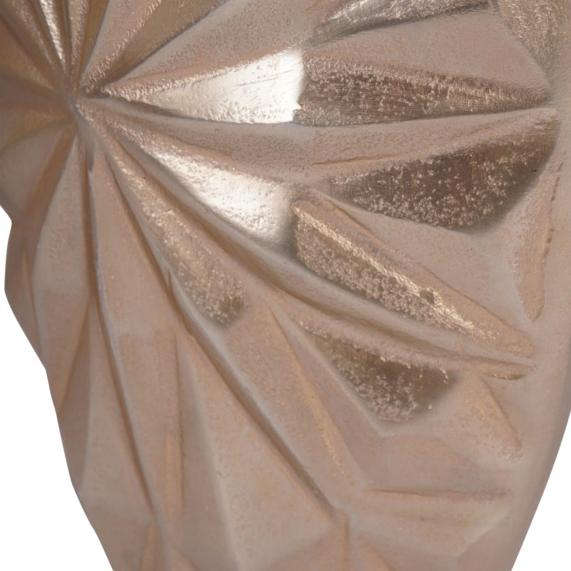 Duży wazon Sunburst 40 cm z aluminium - złoty wazon do salonu