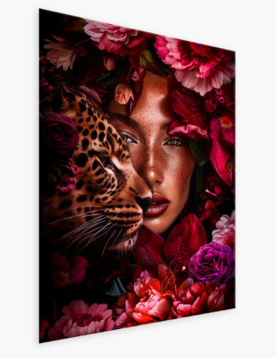 Obraz szklany glasspik Pink Explosion - obraz za szkłem, 80x120 cm