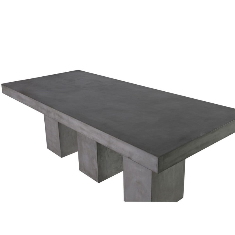 Stół ogrodowy Concrete szary 100x220 cm duży stół z betonu
