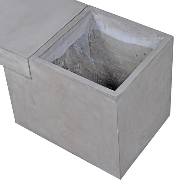 Ławka ogrodowa Concrete 150 cm - ławka betonowa z donicą