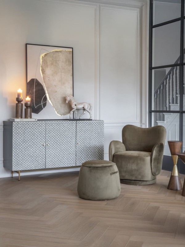 Rzeźba Horse 41 cm figurka konia - jasna rzeźba na podstawie