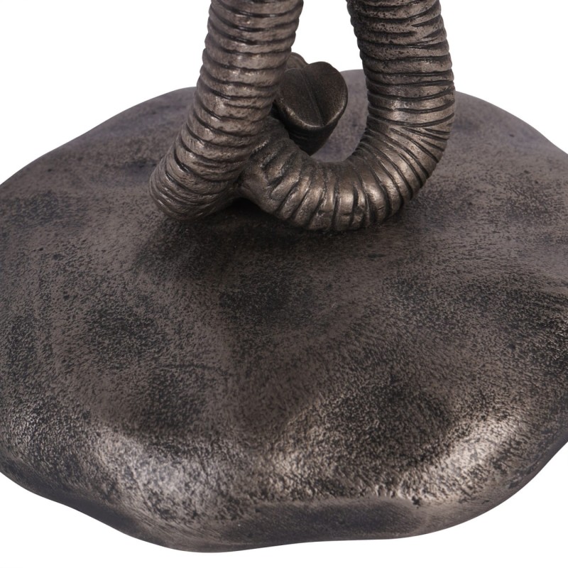 Rzeźba Elephants Love 31 cm antyczne złoto aluminium rzeźba do salonu