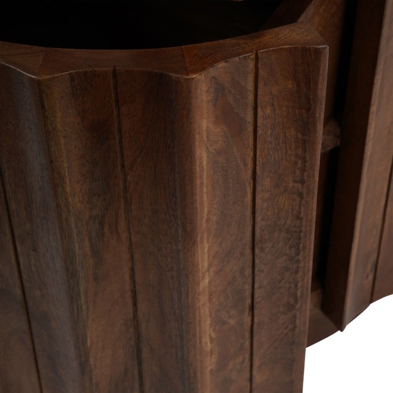 Szafka nocna Montpelier 65,5 cm dwie szuflady marmurowy blat